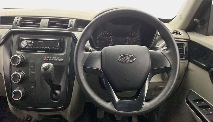 2016 Mahindra Kuv100 K4 5 STR, Petrol, Manual, 19,564 km, Steering Wheel Close Up