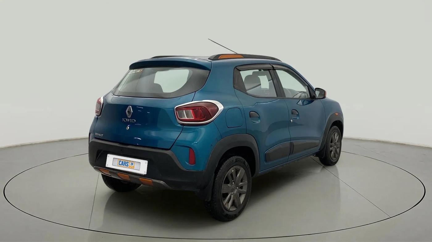 2019 Renault Kwid CLIMBER 1.0 (O), Petrol, Manual, 44,792 km, Right Back Diagonal
