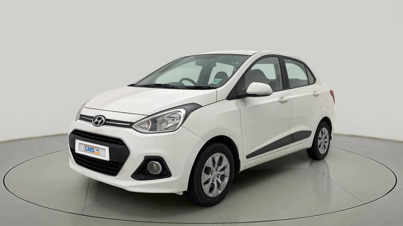 2014 Hyundai Xcent S 1.2, Petrol, Manual, 1,01,200 km, Left Front Diagonal