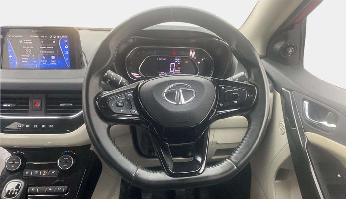 2022 Tata NEXON XZ PLUS (HS) PETROL DUAL TONE, Petrol, Manual, 19,624 km, Steering Wheel Close Up