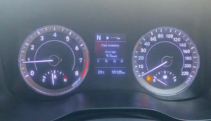 2021 Hyundai VENUE SX 1.0 (O) TURBO IMT, Petrol, Manual, 55,090 km, Odometer Image