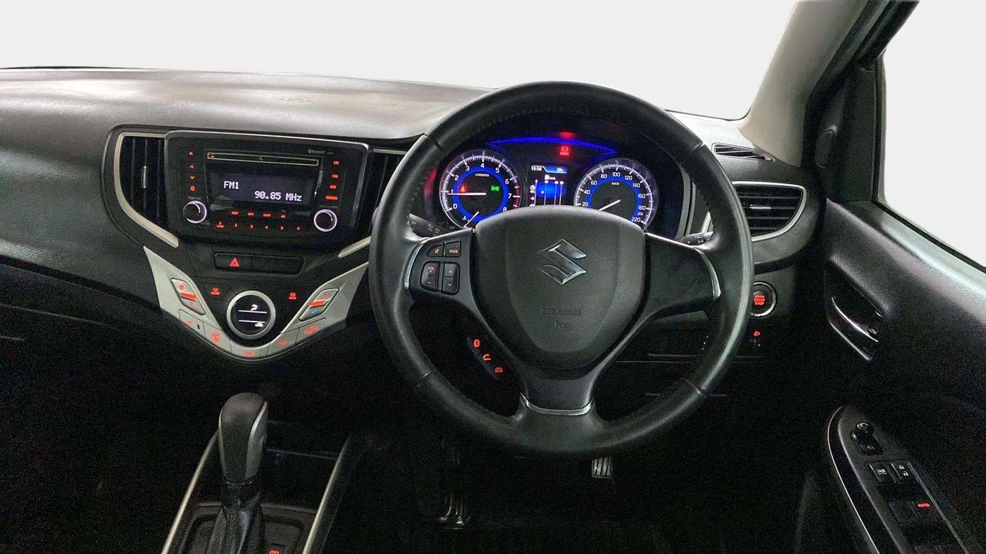 2019 Maruti Baleno ZETA CVT PETROL 1.2, Petrol, Automatic, 50,678 km, Steering Wheel Close Up