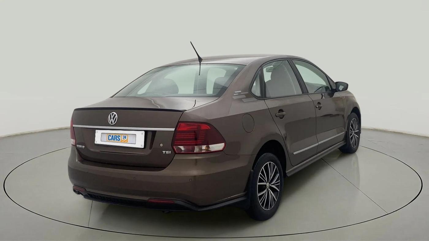 2021 Volkswagen Vento COMFORTLINE 1.0L TSI, Petrol, Manual, 22,433 km, Right Back Diagonal