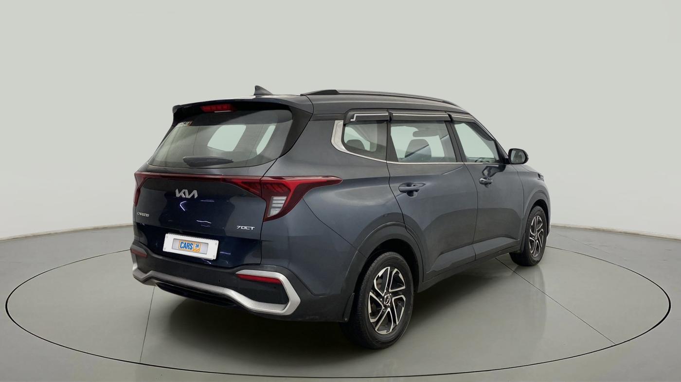 2022 KIA CARENS PRESTIGE PLUS 1.4 PETROL DCT 7 STR, Petrol, Automatic, 25,317 km, Right Back Diagonal
