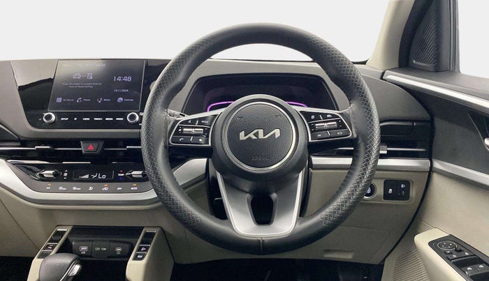 2022 KIA CARENS PRESTIGE PLUS 1.4 PETROL DCT 7 STR, Petrol, Automatic, 25,317 km, Steering Wheel Close Up