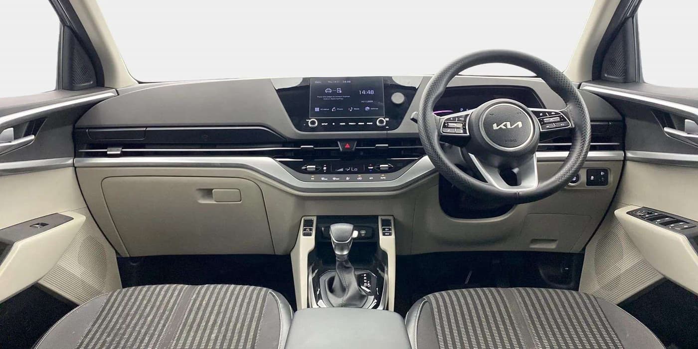 2022 KIA CARENS PRESTIGE PLUS 1.4 PETROL DCT 7 STR, Petrol, Automatic, 25,317 km, Dashboard