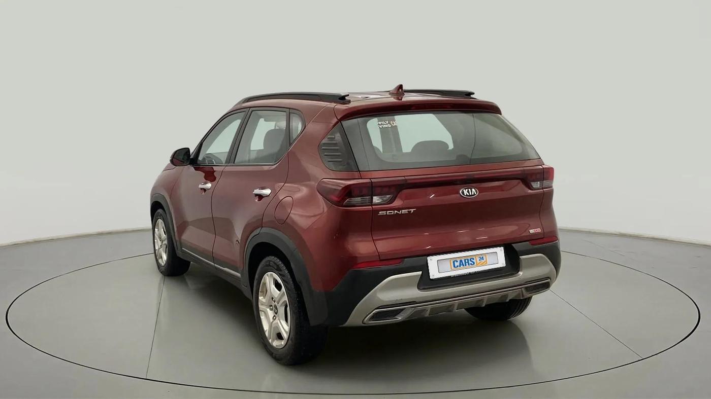 2020 KIA SONET HTX 1.0 IMT, Petrol, Manual, 55,051 km, Left Back Diagonal