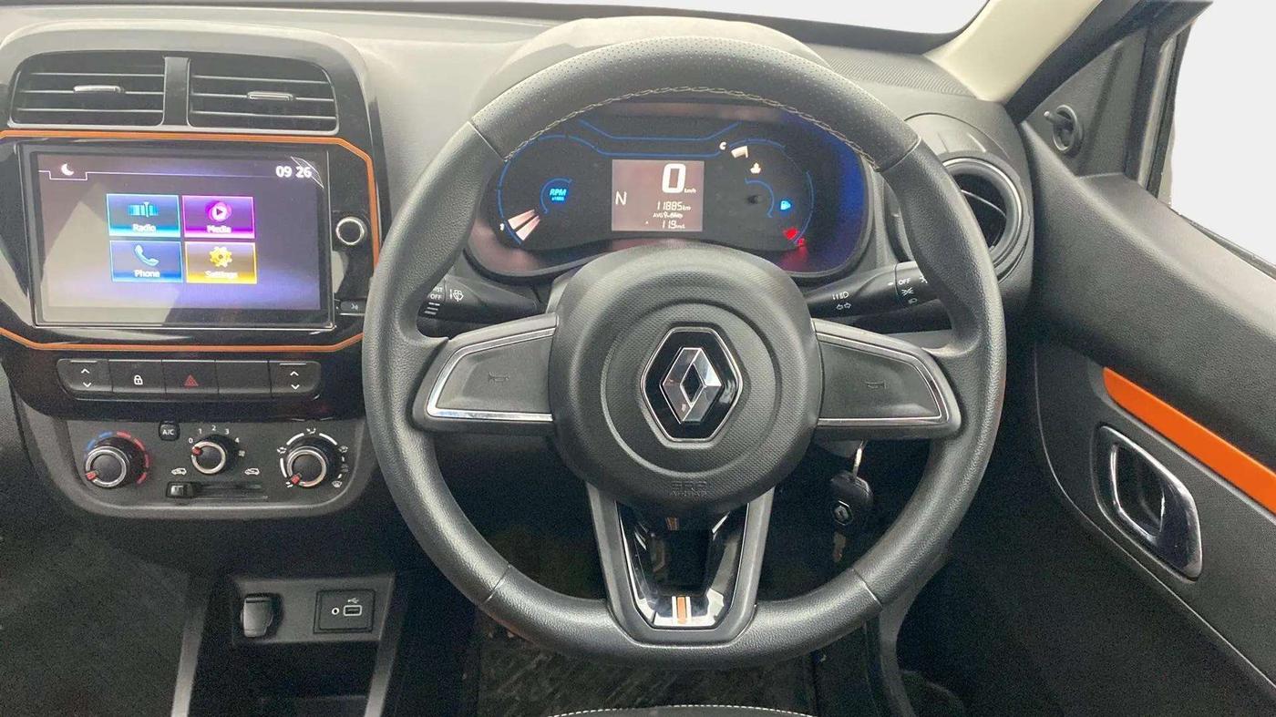 2021 Renault Kwid CLIMBER 1.0 AMT (O), Petrol, Automatic, 11,960 km, Steering Wheel Close Up