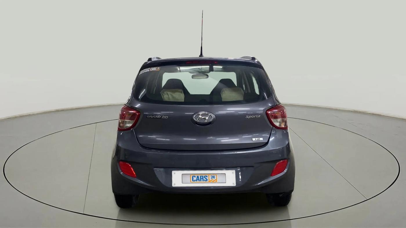 2016 Hyundai Grand i10 SPORTZ 1.2 KAPPA VTVT, Petrol, Manual, 36,795 km, Back/Rear