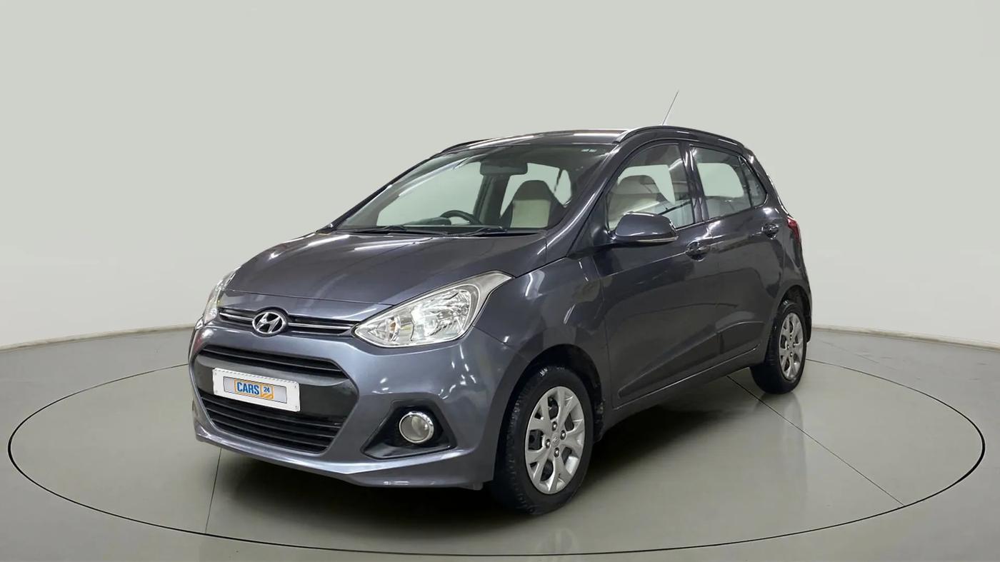 2016 Hyundai Grand i10 SPORTZ 1.2 KAPPA VTVT, Petrol, Manual, 36,795 km, Left Front Diagonal