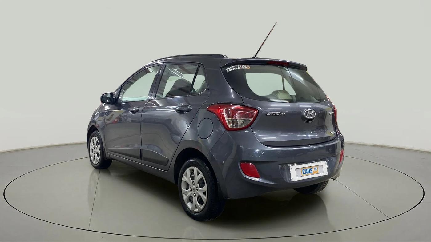 2016 Hyundai Grand i10 SPORTZ 1.2 KAPPA VTVT, Petrol, Manual, 36,795 km, Left Back Diagonal