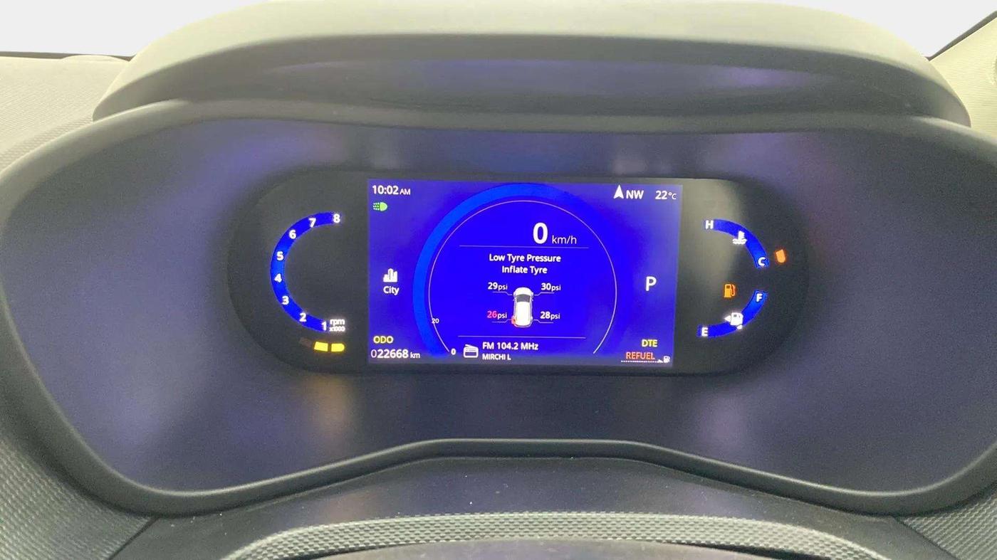 2023 Tata NEXON CREATIVE+ DCA DUAL TONE 1.2 PETROL, Petrol, Automatic, 23,022 km, Odometer Image
