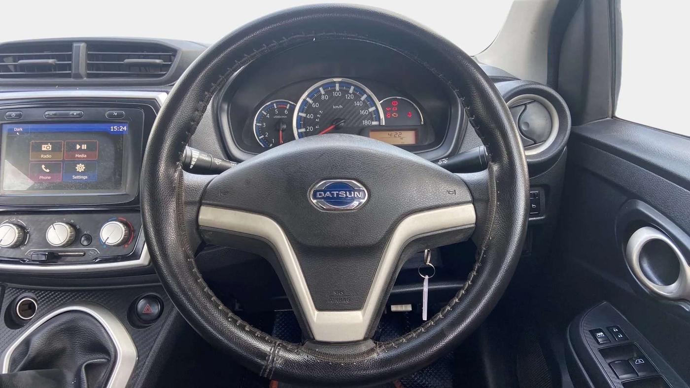 2019 Datsun Go T(O), Petrol, Manual, 39,534 km, Steering Wheel Close Up