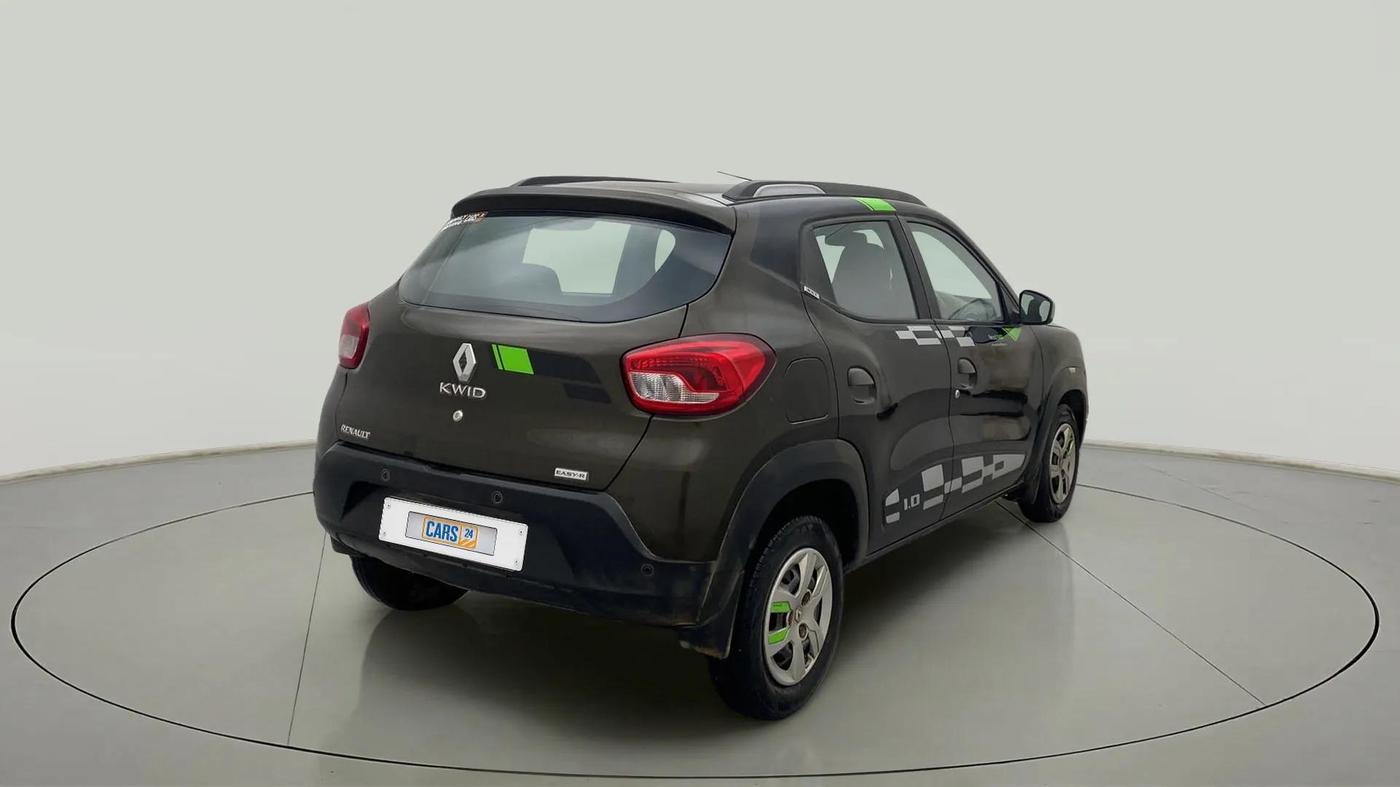 2017 Renault Kwid RXT 1.0 AMT, Petrol, Automatic, 47,830 km, Right Back Diagonal