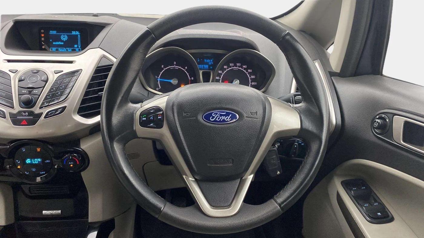 2013 Ford Ecosport TITANIUM 1.5L DIESEL, Diesel, Manual, 93,768 km, Steering Wheel Close Up