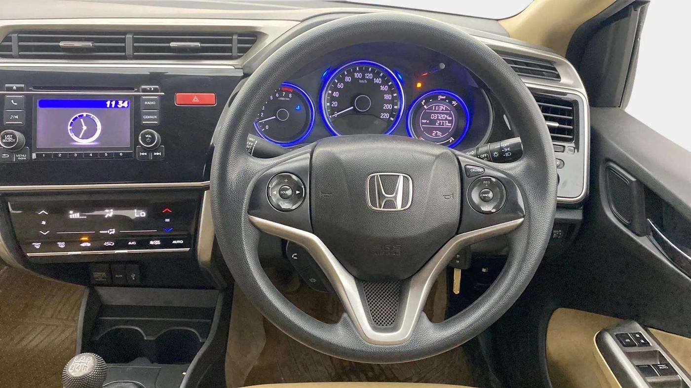 2015 Honda City 1.5L I-VTEC V MT, Petrol, Manual, 37,318 km, Steering Wheel Close Up