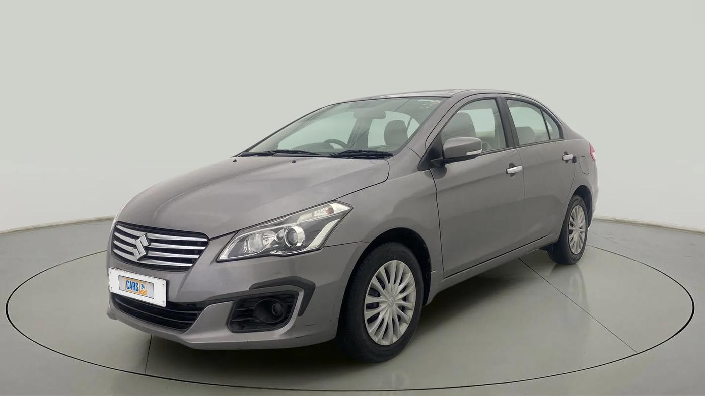 2017 Maruti Ciaz SIGMA 1.4 MT PETROL, Petrol, Manual, 61,689 km, Left Front Diagonal