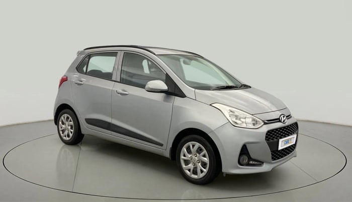 2019 Hyundai Grand i10 SPORTZ 1.2 KAPPA VTVT, Petrol, Manual, 26,466 km, Right Front Diagonal