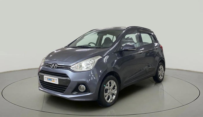 2015 Hyundai Grand i10 SPORTZ 1.2 KAPPA VTVT, Petrol, Manual, 35,890 km, Left Front Diagonal