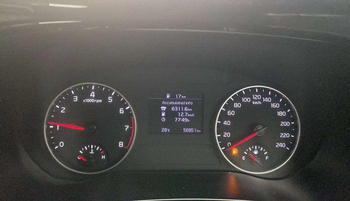 2020 KIA SELTOS GTK 1.4 PETROL, Petrol, Manual, 57,016 km, Odometer Image