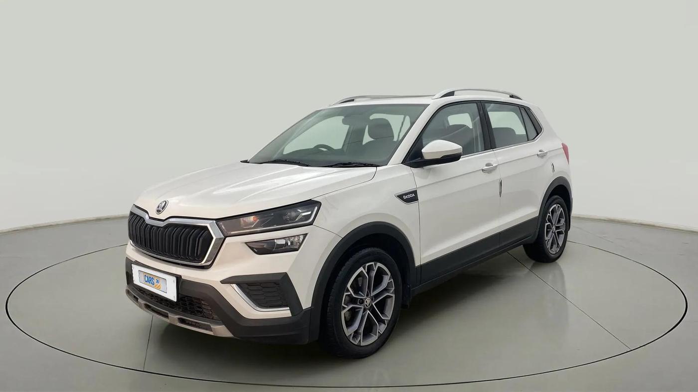 2021 Skoda KUSHAQ STYLE 1.0L TSI MT, Petrol, Manual, 27,330 km, Left Front Diagonal