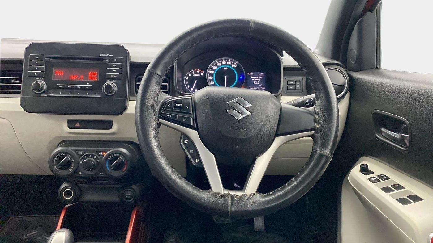 2017 Maruti IGNIS ZETA 1.2 AMT, Petrol, Automatic, 41,339 km, Steering Wheel Close Up