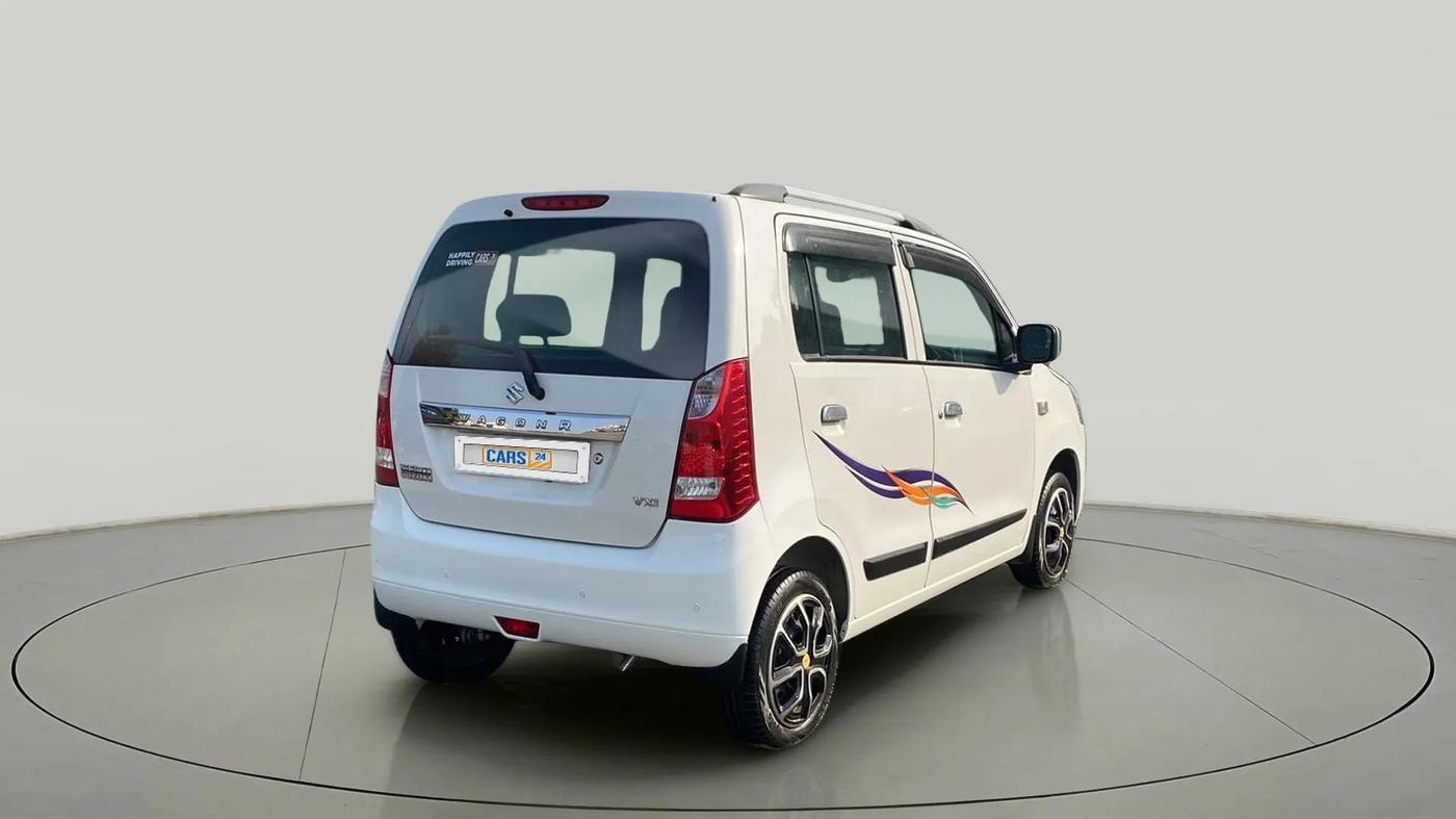 2016 Maruti Wagon R 1.0 VXI, Petrol, Manual, 51,422 km, Right Back Diagonal