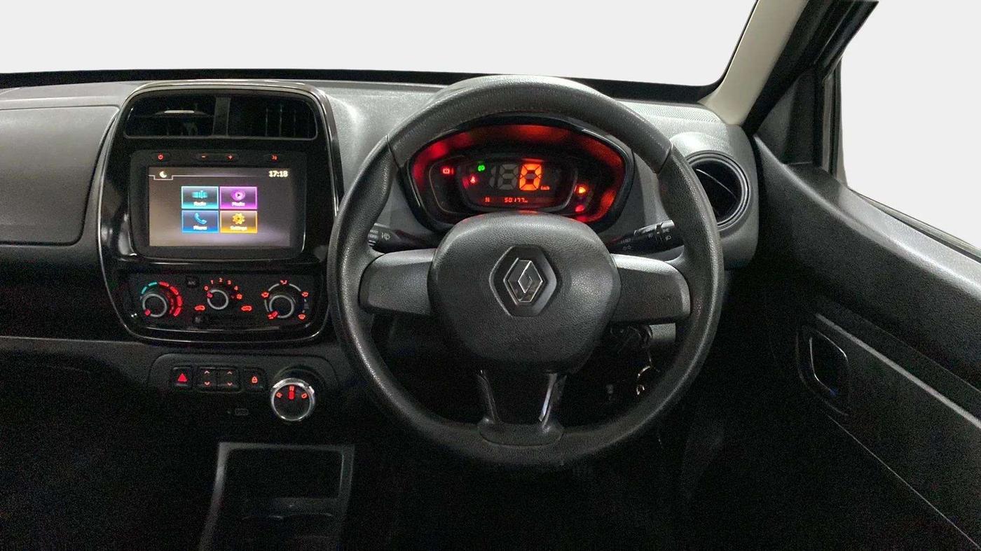 2019 Renault Kwid RXT 1.0 AMT (O), Petrol, Automatic, 50,207 km, Steering Wheel Close Up