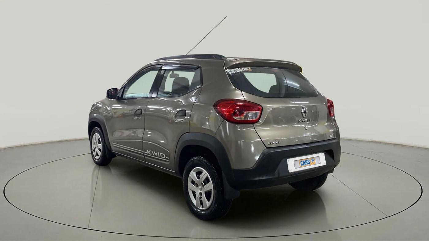 2019 Renault Kwid RXT 1.0 AMT (O), Petrol, Automatic, 50,207 km, Left Back Diagonal