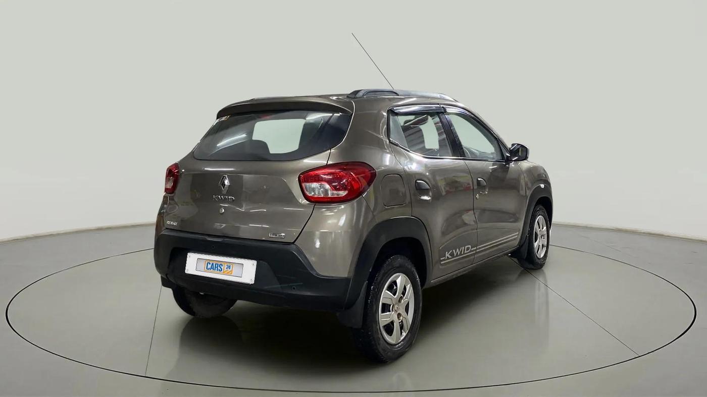 2019 Renault Kwid RXT 1.0 AMT (O), Petrol, Automatic, 50,207 km, Right Back Diagonal