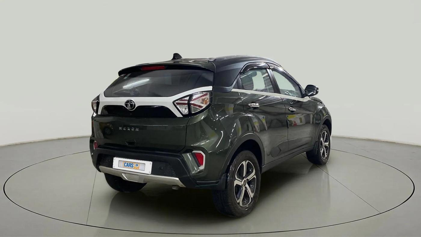 2021 Tata NEXON XZ PLUS PETROL SUNROOF, Petrol, Manual, 11,764 km, Right Back Diagonal
