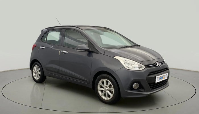 2015 Hyundai Grand i10 ASTA AT 1.2 KAPPA VTVT, Petrol, Automatic, 28,182 km, Right Front Diagonal