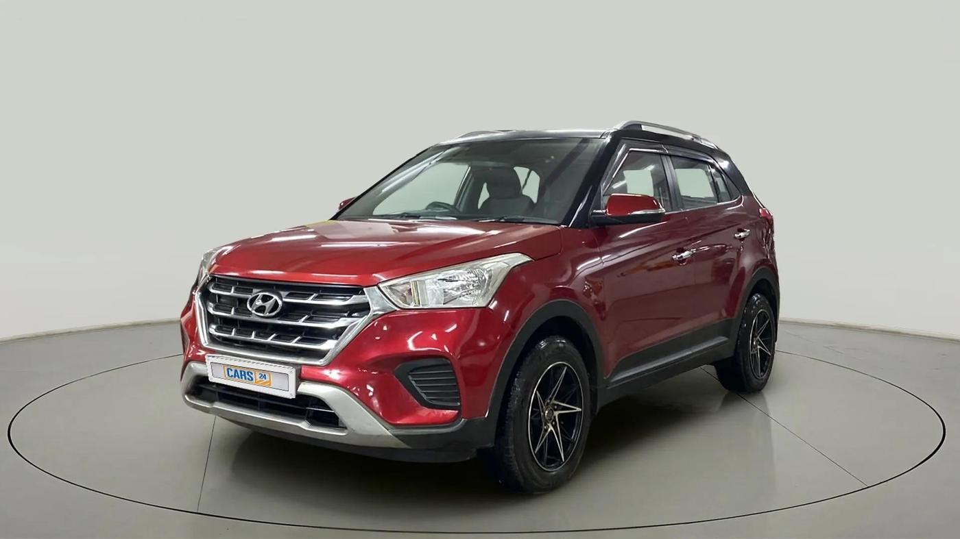 2018 Hyundai Creta E PLUS 1.6 PETROL, Petrol, Manual, 54,043 km, Left Front Diagonal