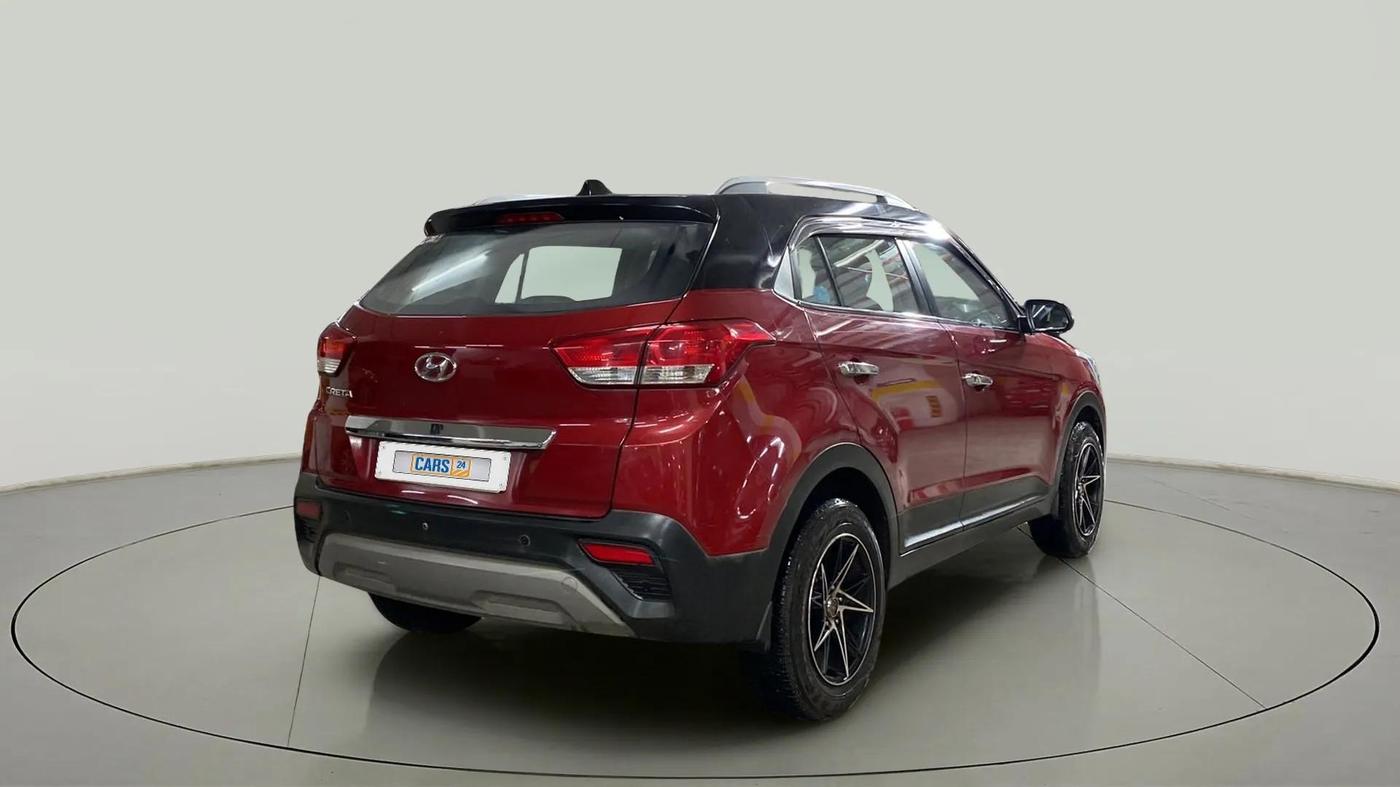 2018 Hyundai Creta E PLUS 1.6 PETROL, Petrol, Manual, 54,043 km, Right Back Diagonal