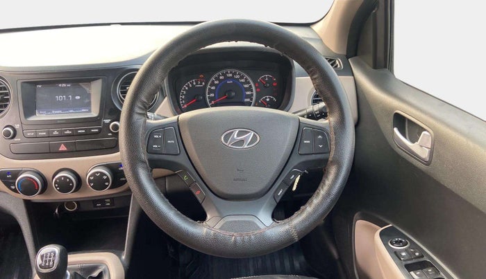 2017 Hyundai Grand i10 SPORTZ 1.2 KAPPA VTVT, CNG, Manual, 56,349 km, Steering Wheel Close Up
