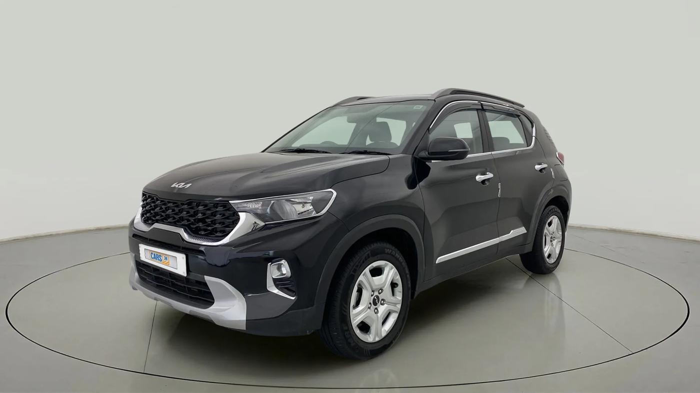 2023 KIA SONET HTK PLUS 1.0 IMT, CNG, Manual, 11,332 km, Left Front Diagonal