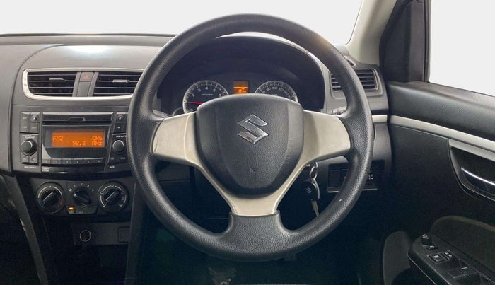 2014 Maruti Swift VXI, Petrol, Manual, 31,714 km, Steering Wheel Close Up