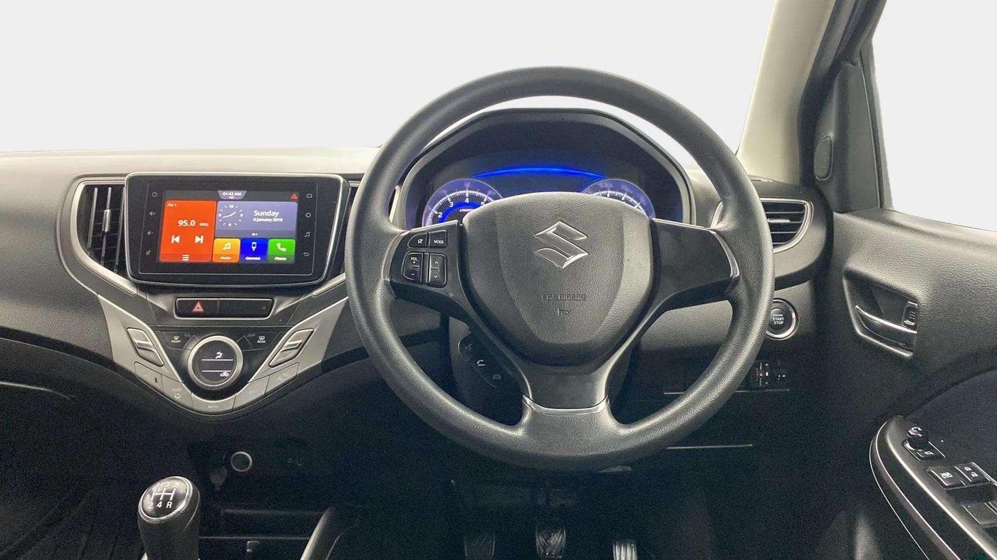 2020 Maruti Baleno ZETA PETROL 1.2, CNG, Manual, 64,152 km, Steering Wheel Close Up