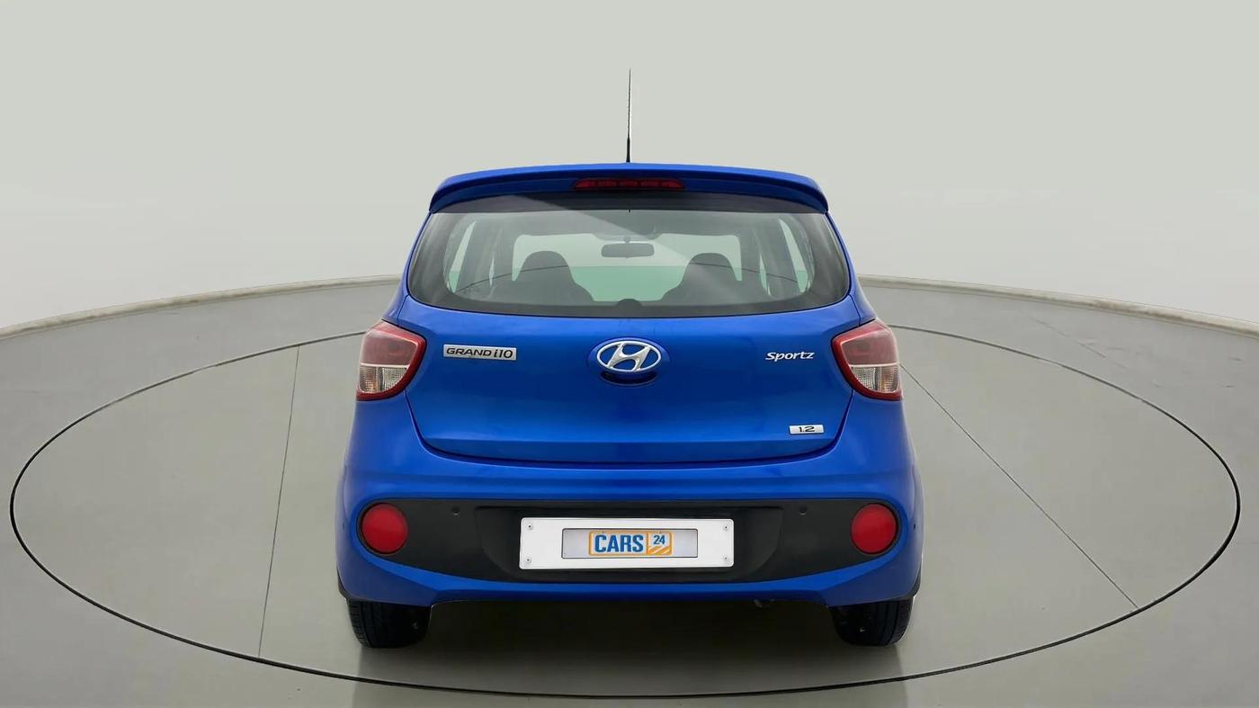 2019 Hyundai Grand i10 SPORTZ AT 1.2 KAPPA VTVT, CNG, Automatic, 24,318 km, Back/Rear