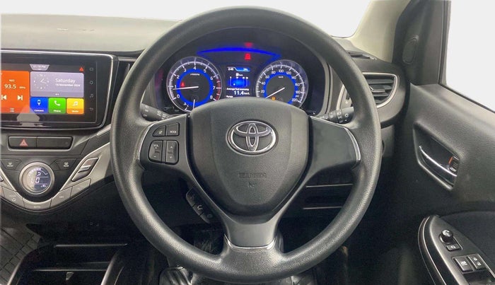 2021 Toyota Glanza G, Petrol, Manual, 30,439 km, Steering Wheel Close Up