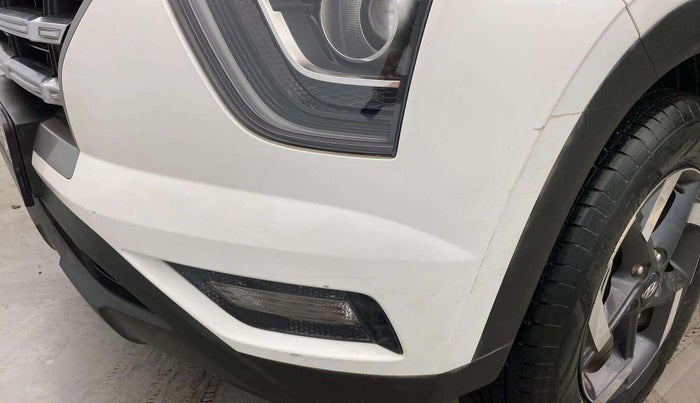 2021 Hyundai Creta E 1.5 PETROL, Petrol, Manual, 23,012 km, Front bumper - Minor scratches