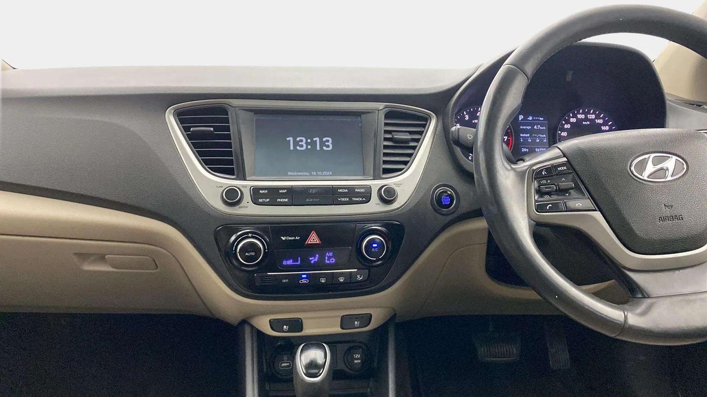 2018 Hyundai Verna 1.6 VTVT SX (O) AT, Petrol, Automatic, 97,468 km, Air Conditioner