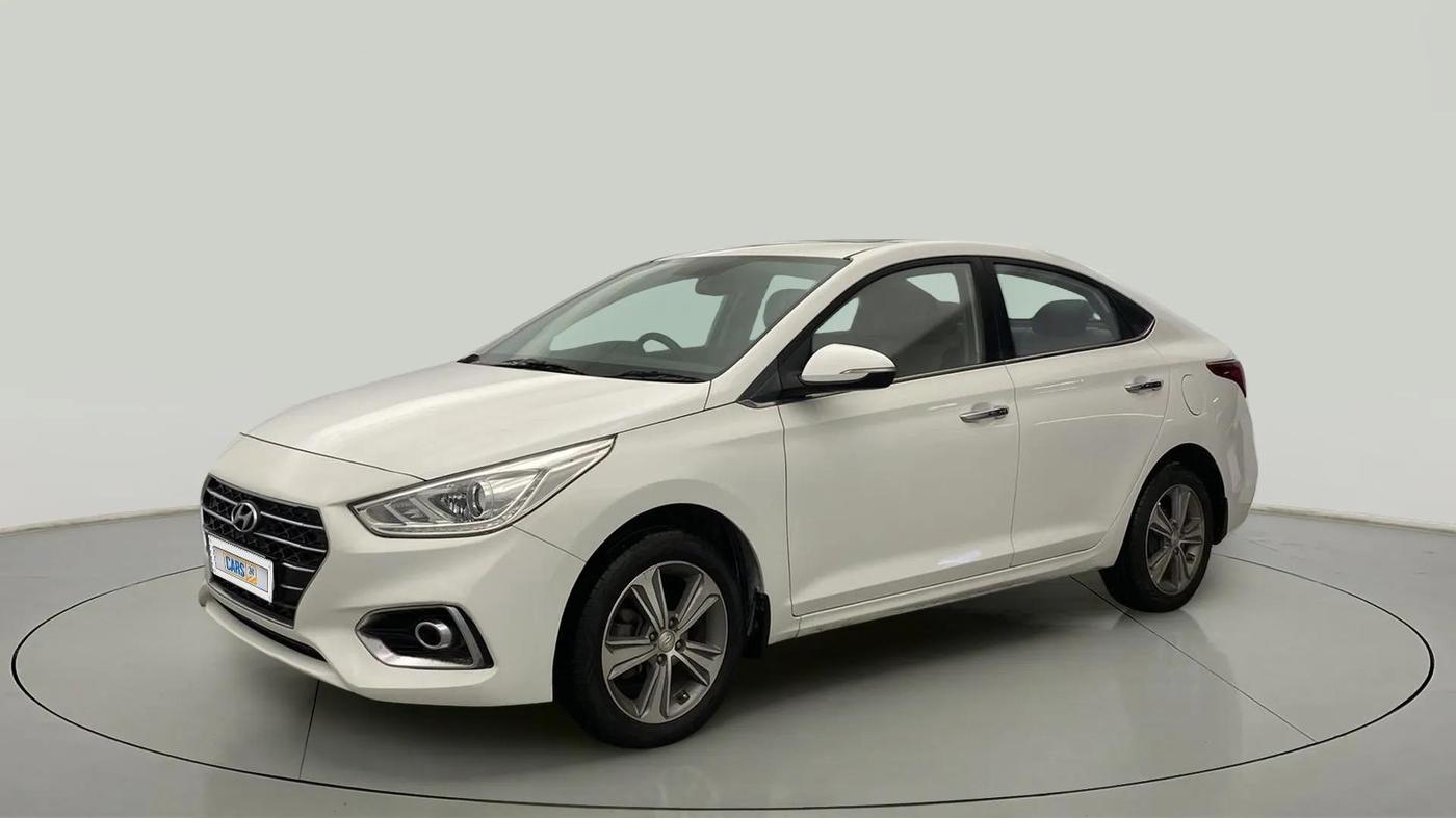 2018 Hyundai Verna 1.6 VTVT SX (O) AT, Petrol, Automatic, 97,468 km, Left Front Diagonal