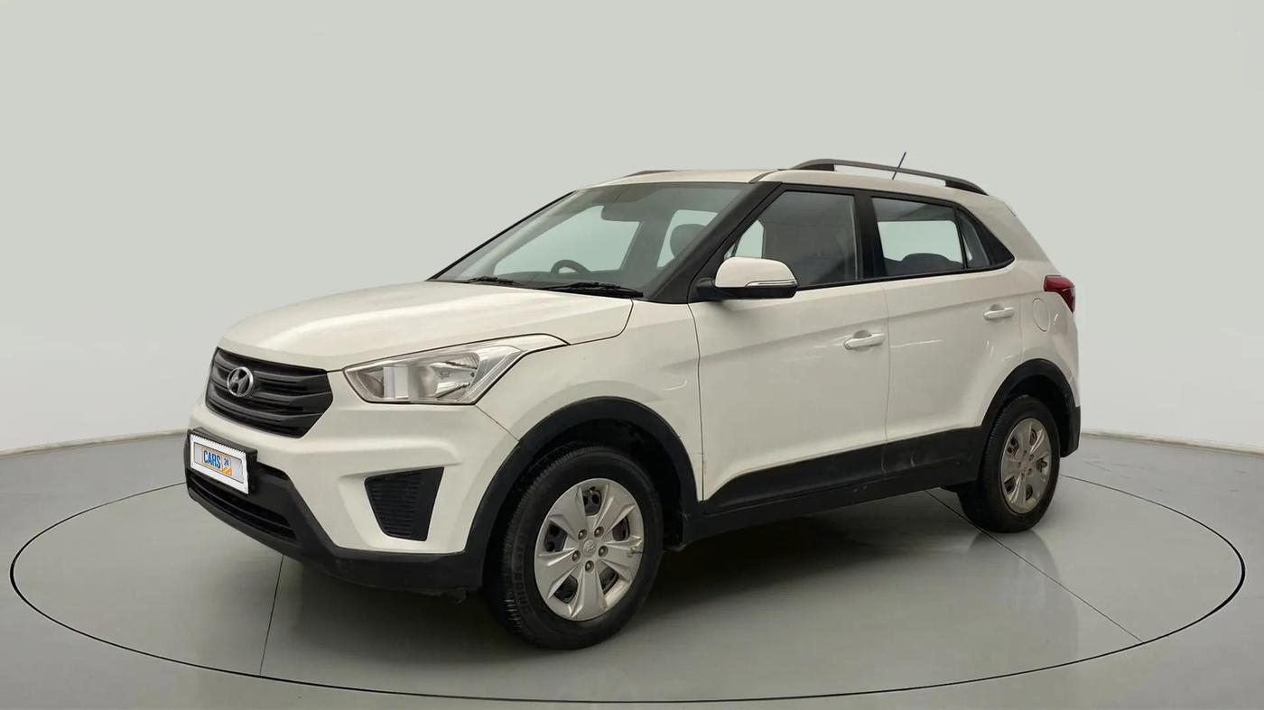 2017 Hyundai Creta E PLUS 1.6 PETROL, Petrol, Manual, 52,201 km, Left Front Diagonal