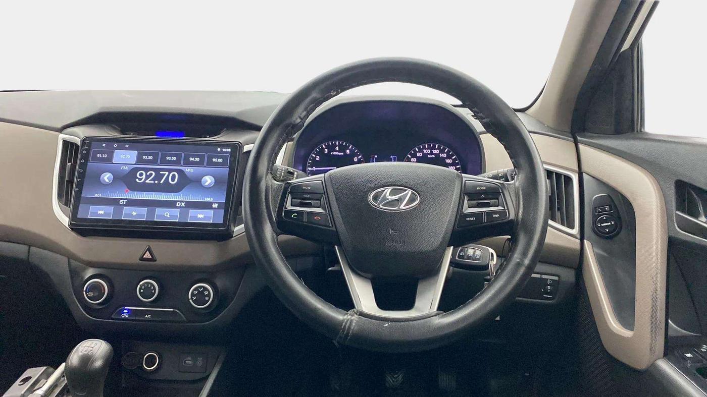2017 Hyundai Creta E PLUS 1.6 PETROL, Petrol, Manual, 52,201 km, Steering Wheel Close Up