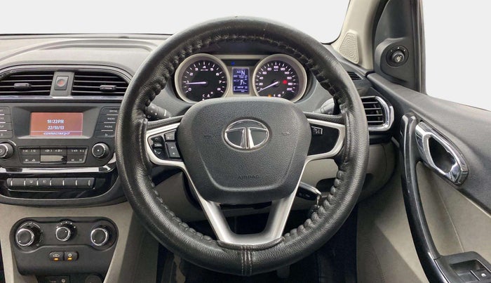 2017 Tata Tiago XZA PETROL, Petrol, Automatic, 75,593 km, Steering Wheel Close Up