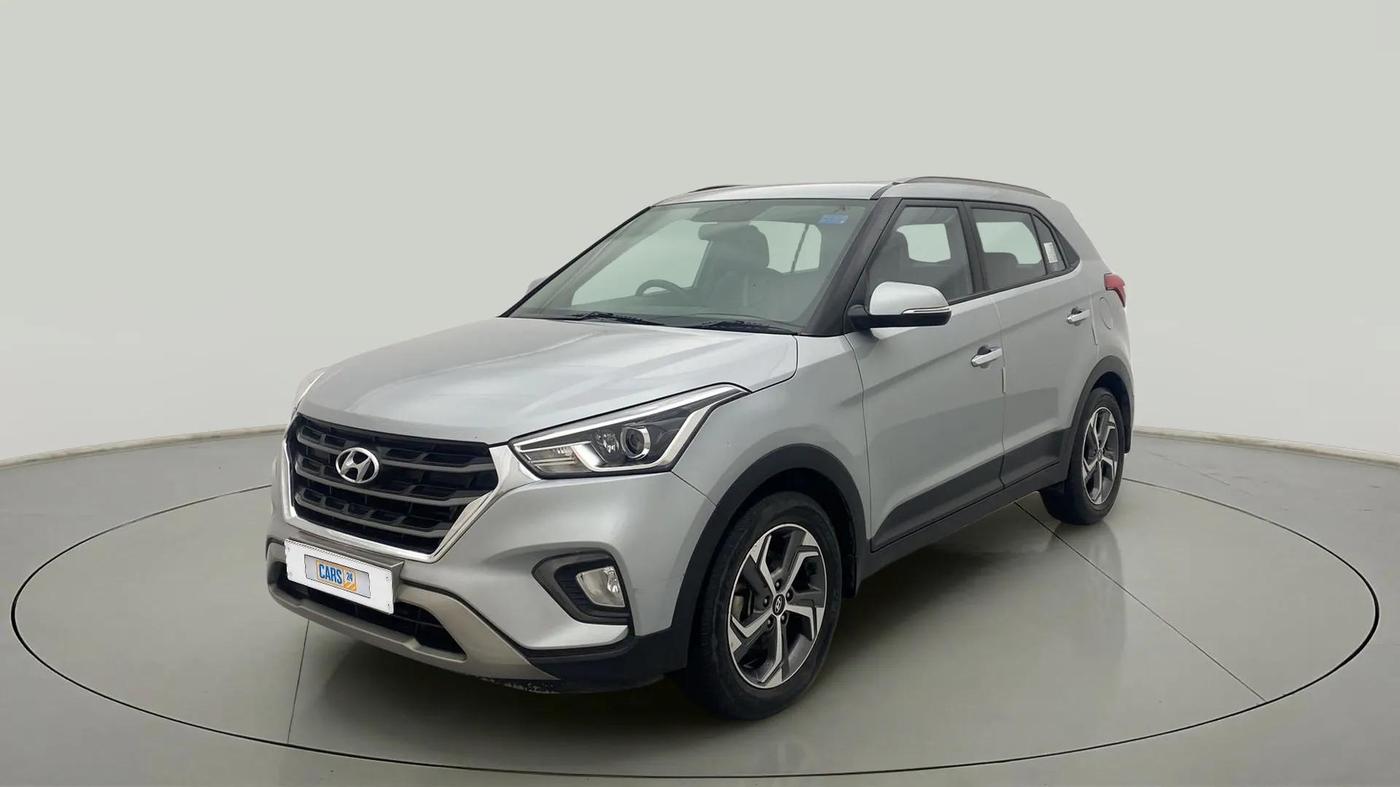 2019 Hyundai Creta SX AT 1.6 PETROL, Petrol, Automatic, 29,746 km, Left Front Diagonal
