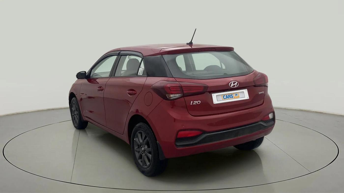 2019 Hyundai Elite i20 SPORTZ PLUS  1.2 CVT, Petrol, Automatic, 6,528 km, Left Back Diagonal