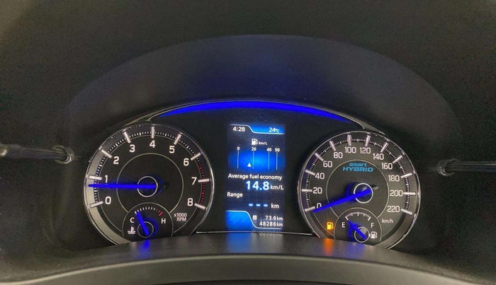 2022 Maruti Ciaz ZETA 1.5 SHVS MT PETROL, Petrol, Manual, 48,307 km, Odometer Image