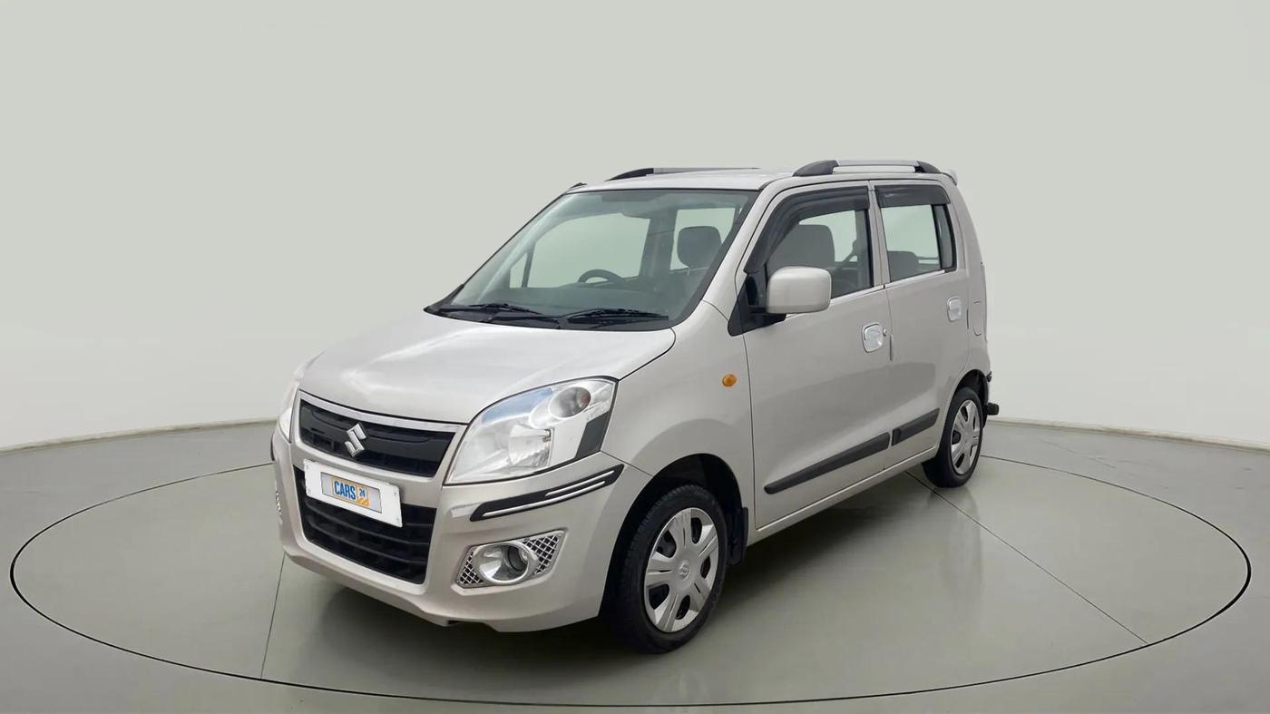 2017 Maruti Wagon R 1.0 VXI, CNG, Manual, 23,847 km, Left Front Diagonal